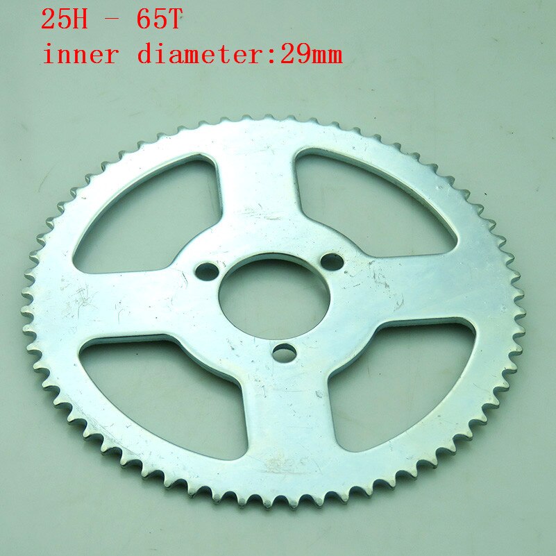25H 65t 29MM Rear Sprocket fit Mini Moto ATV Quad Dirt Pit Pocket Bike Chopper Bike Motorcycle Motocross