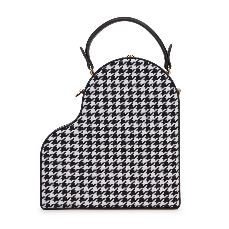 Nieuwe pied-de-poule pianostijl dames feesttassen en handtassen crossbody tas dames schoudertas pu etui