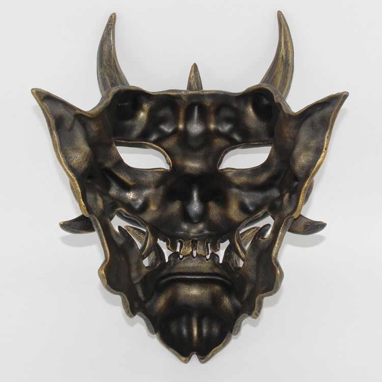 Rave mask accessories жабо frill Japanese Prajna Halloween Clothing Collection Wall Hanging Mask #3