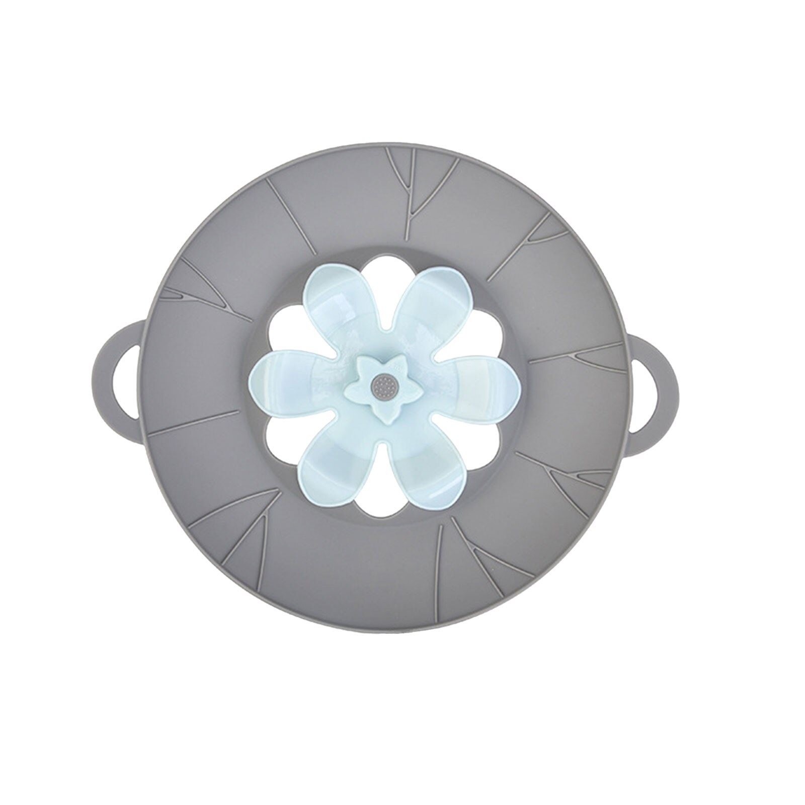 Spill Stopper Lid Cover Practical Boil Over Safeguard Anti-Spill Lid Cover Rotatable Pot Pan Gadgets