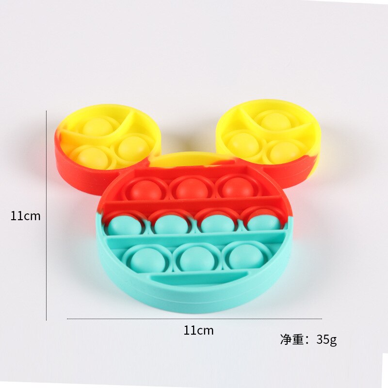 Big Size Popsits Push Bubble Fidget Toys Adult Stress Relief Toy Antistress Popsits Soft Squishy Anti-Stress Box: D