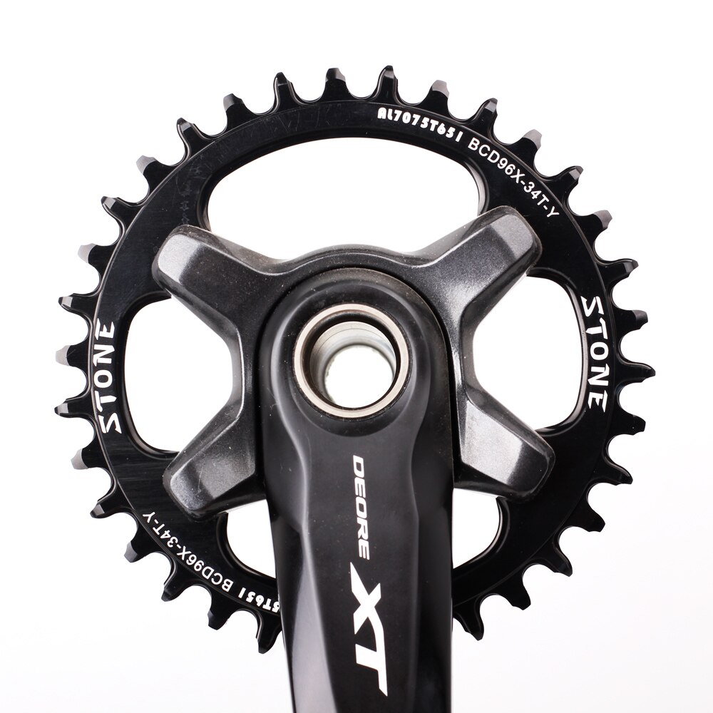 Steen 96 BCD Ronde Kettingblad voor Shimano M7000 m8000 m9000 30t 32t 34t 36 38 40 44 46 48T Mtb Kettingwiel Tand Plaat 96bcd