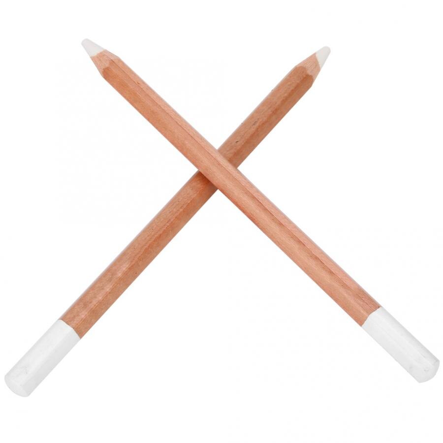 2 sztuk biały ołówek węglowy drewna profesjonalne szkicowanie długopis materiały biurowe materiały malarskie biała sztuka ołówek