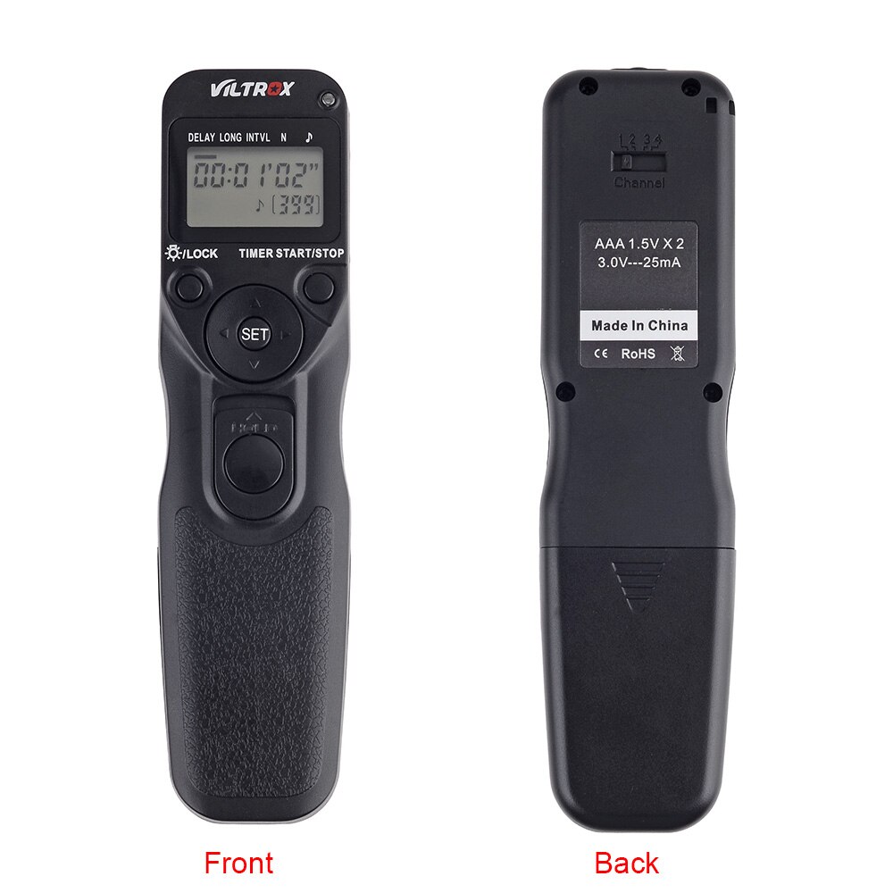 Viltrox jy -710 2.4 ghz fsk trådløs fjernkontroll lukker kontroller sette tidsforløp intervallmåler tidtaker med  c1 kabel til kanon 300d
