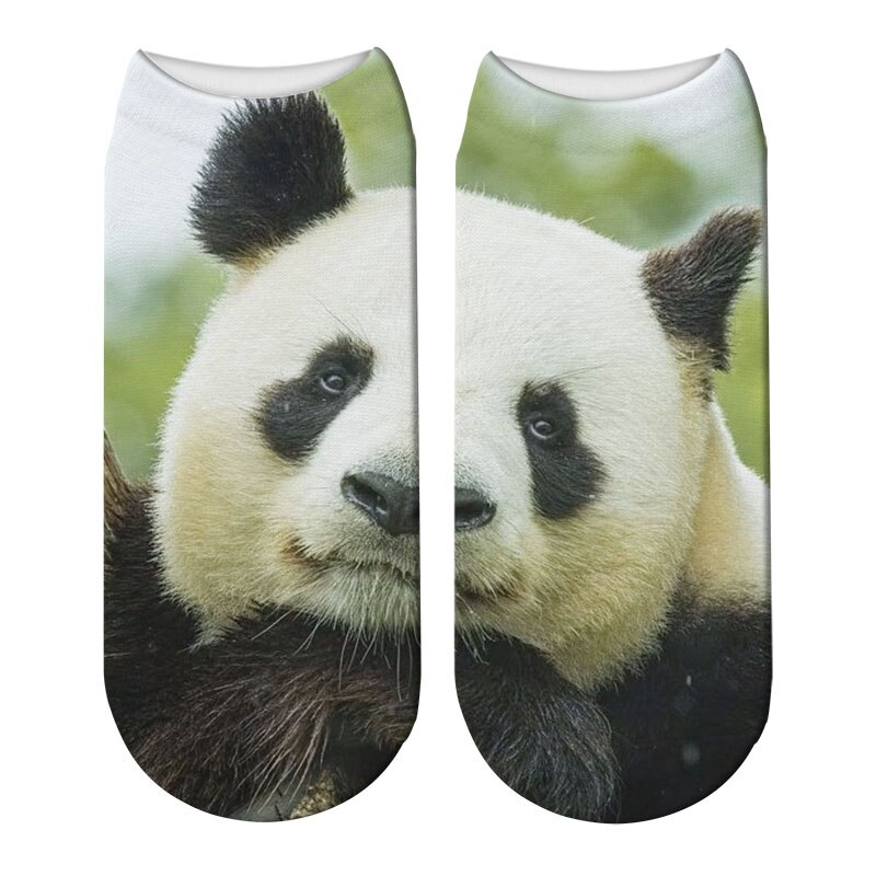 Schattige panda bedrukte sokken korte dieren damessokken terreur nieuwigheid sokken lage enkelsokken 5 zws 69: Stijl 5