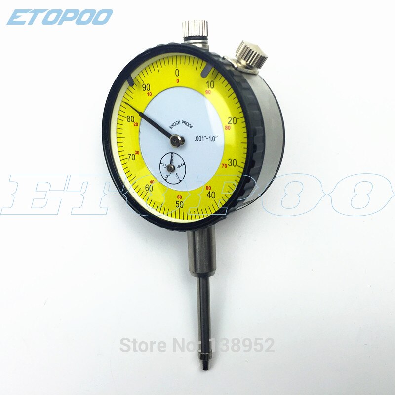 0-1 "relógio comparador polegada dial medidor indicador