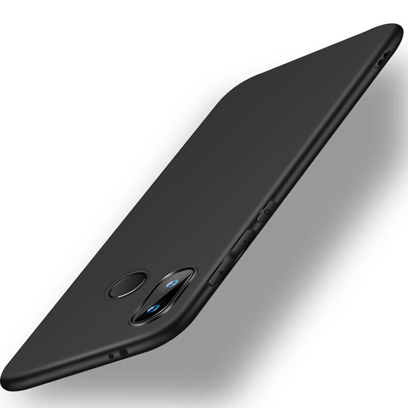 Para xiaomi mi a2 lite caso xiaomi 6x claro tpu e fosco caso macio xiaomi mia2 mi a2 lite capa traseira proteger a pele caso de silicone