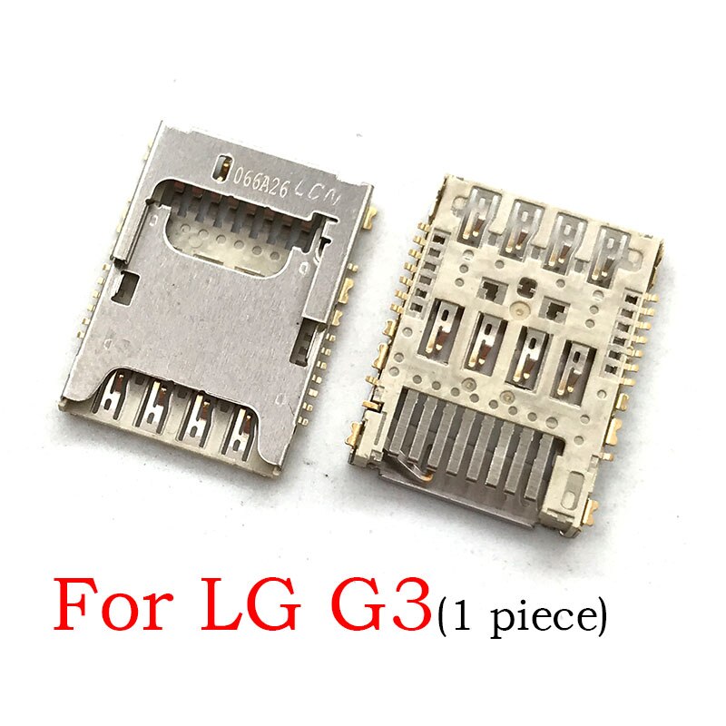 5 pièces/lot prise lecteur de carte Sim fente plateau Module support connecteur pour LG G3 G4 G5 G6 G7 V10 V30: For LG G3