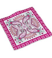 Mandala face fyrkantig handduk: Wfj 001 / Ungefär 35 x 35cm