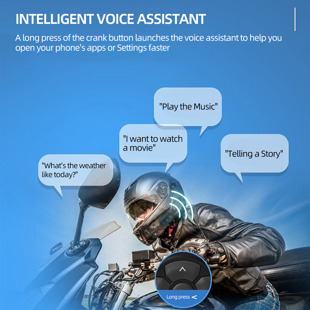 Universele Bluetooth 5.3 afstandsbediening knop draadloze motorfiets stuur mediacontroller fietsmuziek afspelen afstandsbediening