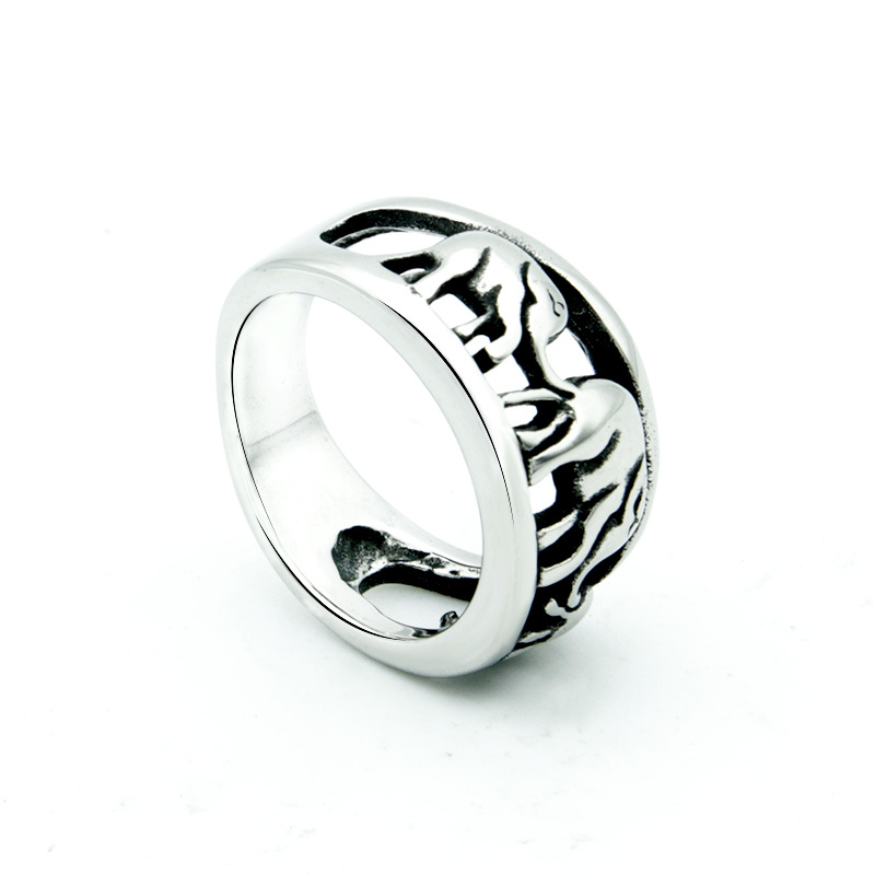 Mooie Anti Allergie Olifant Ring Rvs Goud Zilver Kleur Cute Animal Vrouwen Ringen Unieke Charme Sieraden