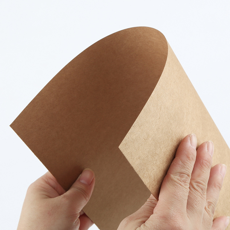 Papel Kraft duro A5, manualidades DIY, fabricación de tarjetas, cartón grueso, 50 Uds.