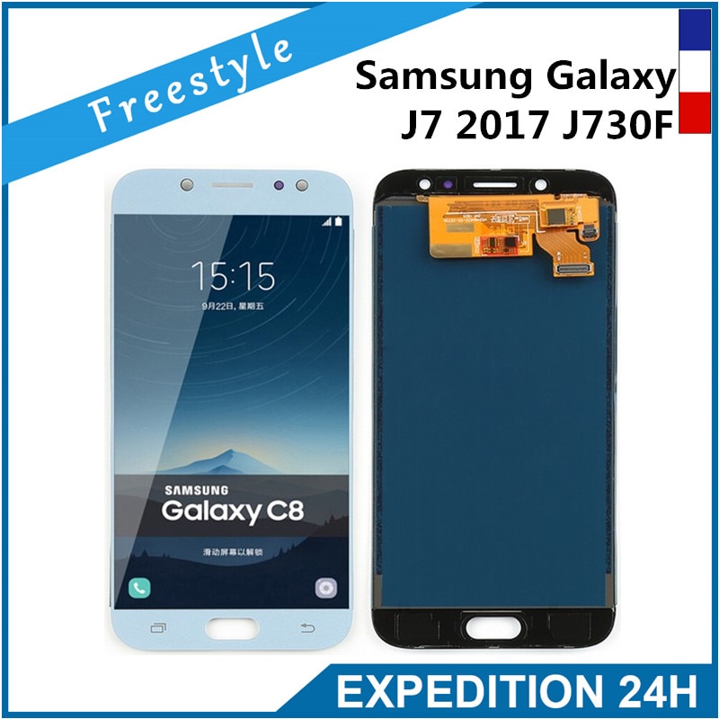 5.5" AMOLED LCD For Samsung Galaxy J730 J730F J7 Pro LCD Display Touch Screen Digitizer Assembly For Samsung J730 Display