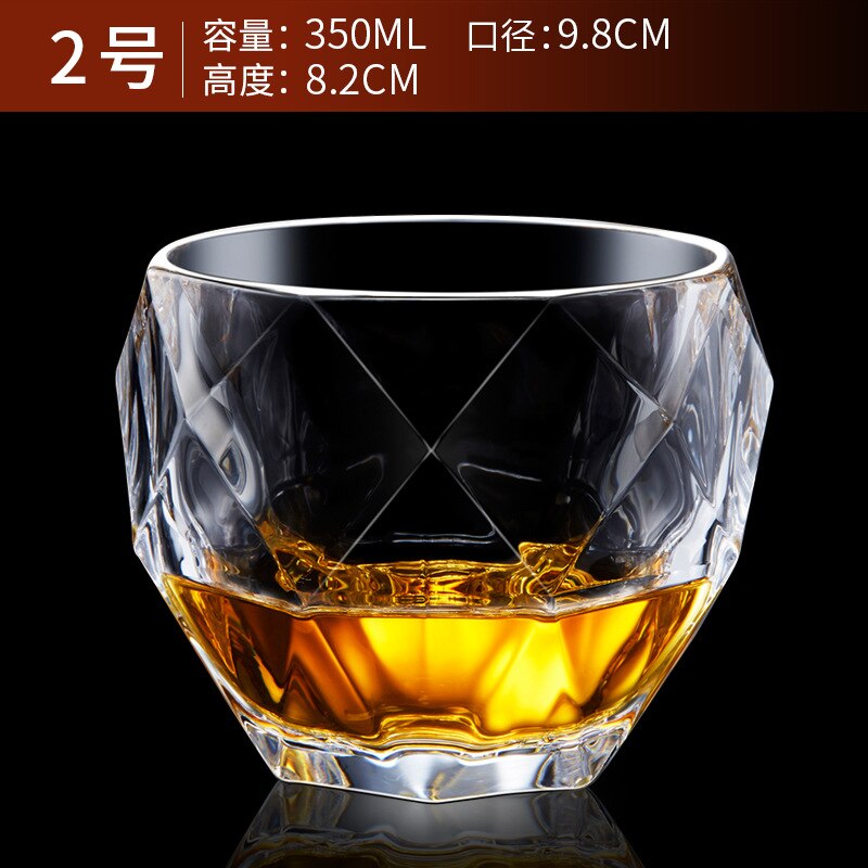 Varmebestandig blyfri gennemsigtig vinglas øl steins whisky brandy vodka kop multi mønster drinkware bar: 2