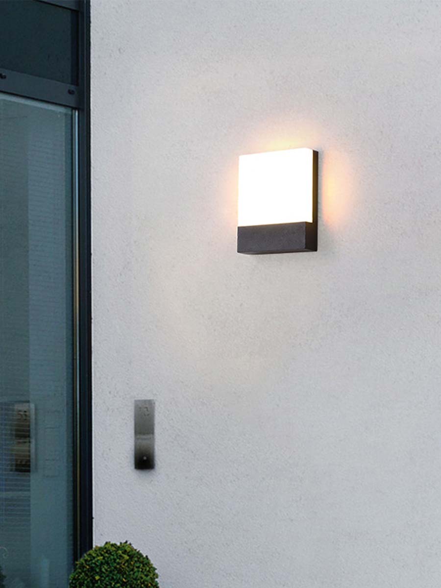 Minimalistische ultra heldere wandlamp buiten waterdicht IP65 villa binnenplaats entree entree tuin wandlamp buitendecoratie