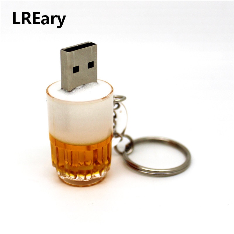 mini funny beer bottle usb flash drive pen drive 4gb 8gb 16gb 32gb 64gb usb key memoria pendrive computer