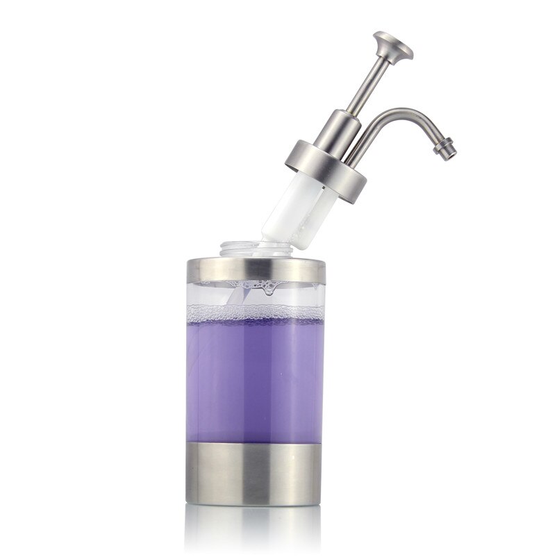 Liquid Soap Dispenser 304 Stainless Steel Brushed Pump Bottle Kitchen Countertop Accessory Home Decor