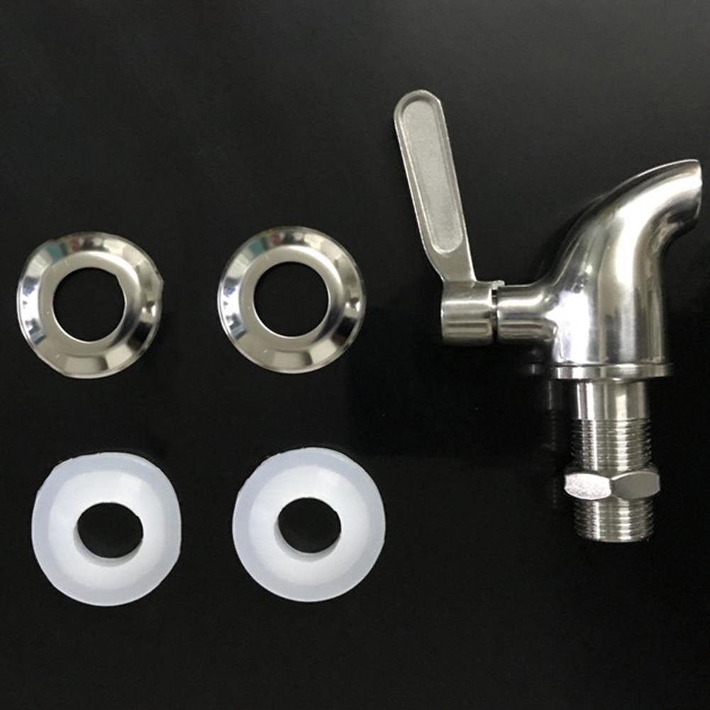 Stainless Steel Beverage Drink Water Dispenser Wine Barrel Faucet Juice Tap