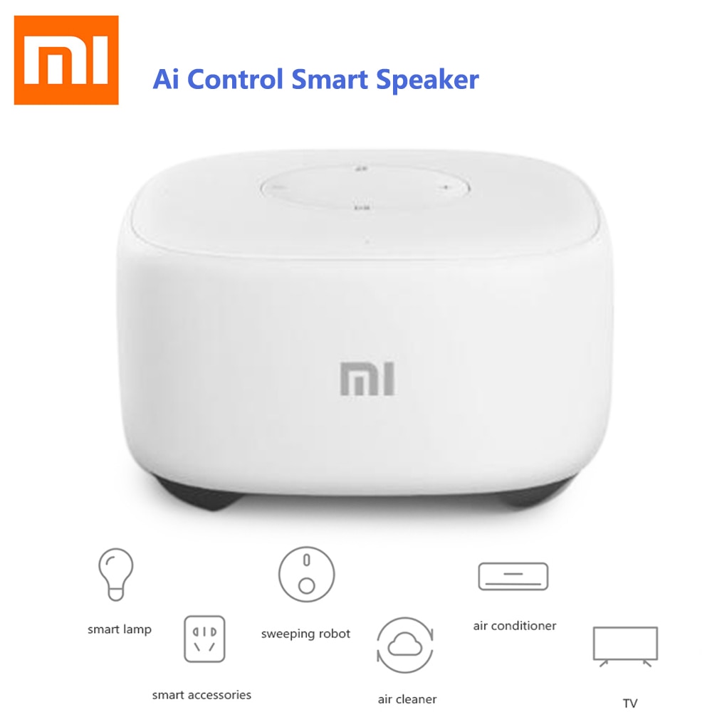 Original Xiaomi Mi AI Speaker Mini 2.4G Wifi Voice Smart Speaker Portable Speaker Bluetooth 4.1 with Mic for smart phone