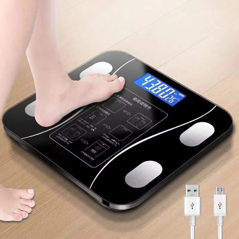 Digital Bluetooth Body Bioimpedance Scale Up To 180kg Cell Phone Result Weighing Scale Weight Weight Scale Body Scale