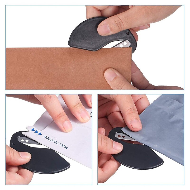 Letter Opener Envelope Cutter Mail with Blade Paper Knife Letter Opener Film Cutter Mattress Unpacker Rope Cutter 3Pcs