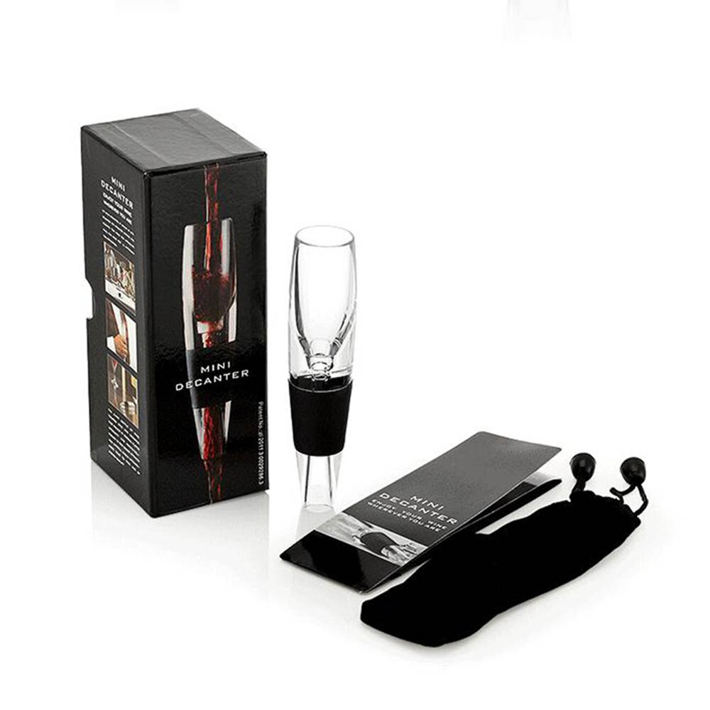 Mini Portable Magic Wijn Decanter Beluchter Essentiële Apparatuur Wijn Snel Beluchter Wijn Hopper Filter Set En Geschenkdoos KC1281M