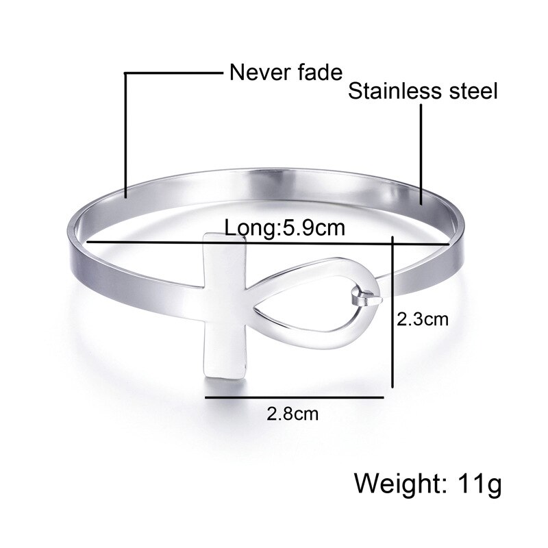 Egyptian Nefertiti Bracelet For Women Egypt Jewelry Gold Adjustable Stainless Steel Queen Bangles Bracelets Couple Men Bracelet: 3