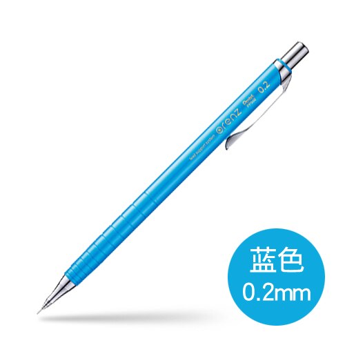 Pentel Mechanical Pencil 0.2mm 03mm Orenz XPP502 Continuous Lead Pencil Automatic Refill Pencil Japanese School Supplies: 1pcs 0.2mm blue