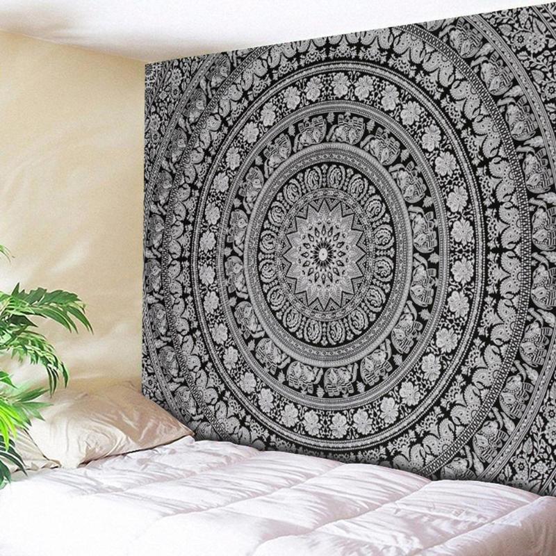 Boho mandala vägghängande gobeläng strand resehandduk filt yogamatta retro tenture matta överkast vägghängande heminredning