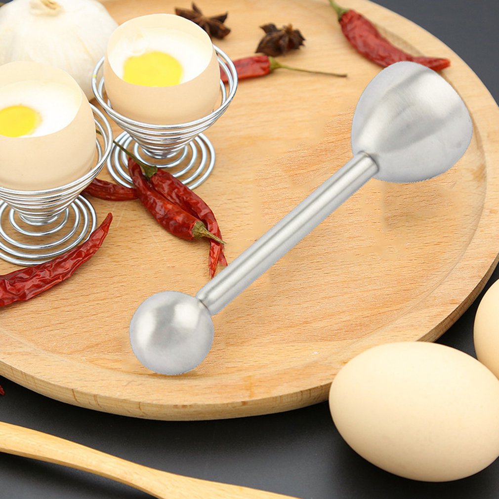 Metal Egg Scissors Egg Topper Cutter Shell Opener Stainless Steel Boiled Egg Open Kitchen Tools Set