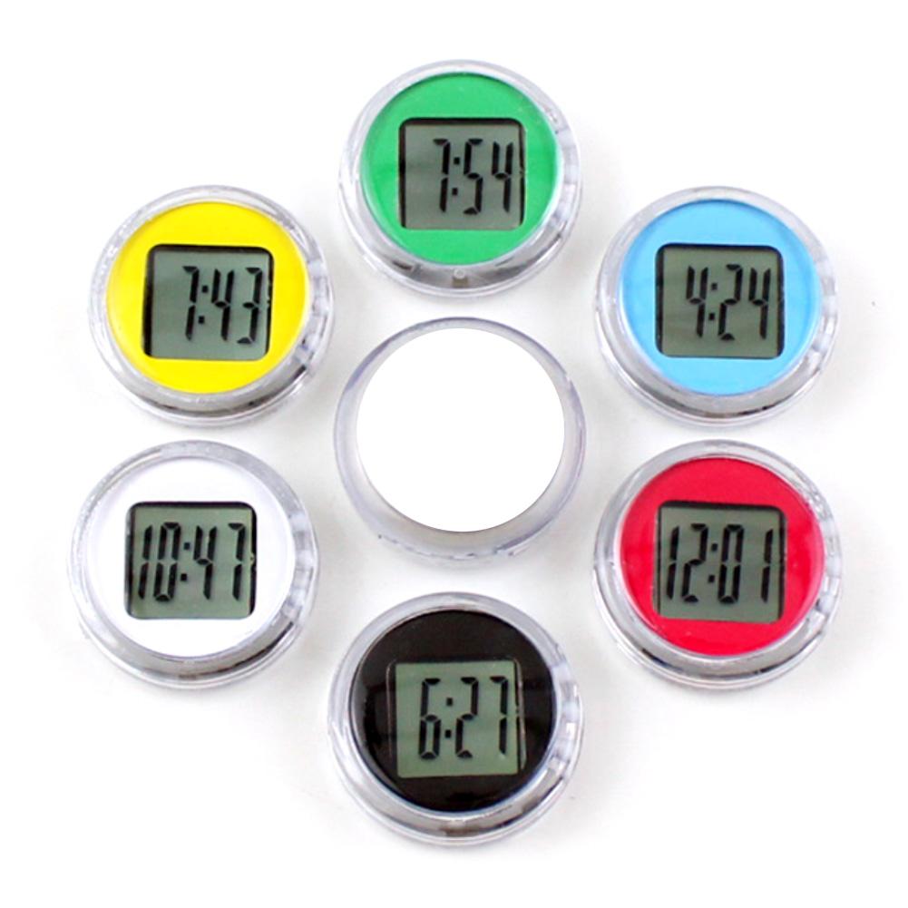 Mini Digital Clock Waterproof Mini Motorcycle Bike Sticky Digital Display Clock Watch Office Decor motorbike accessories