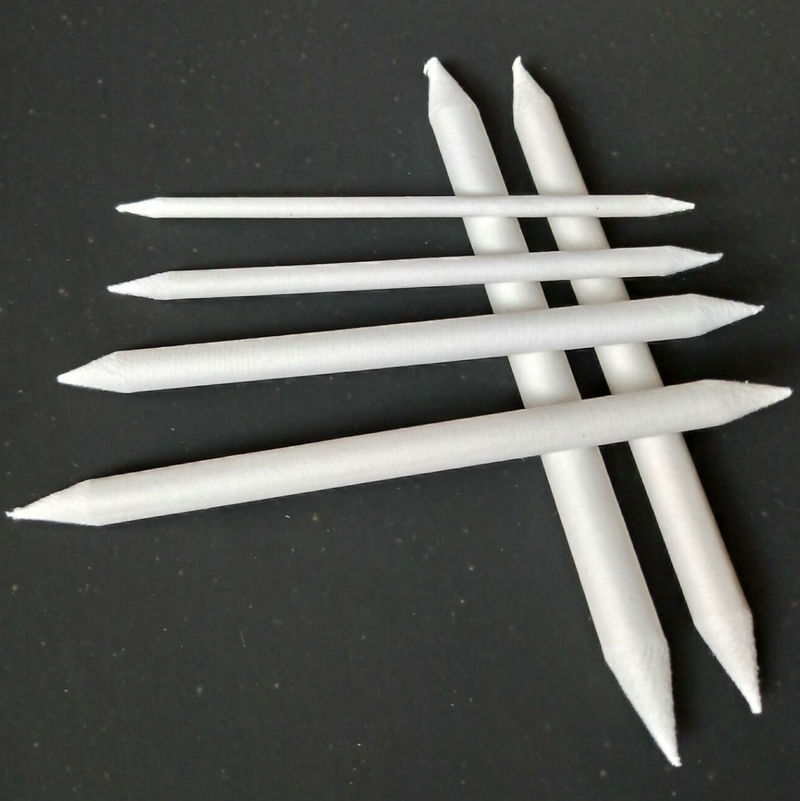 6Pcs Smudge Stump Stick Pastel Blending Tortillon Sketch Art White Drawing Pen Tool Rice Paper