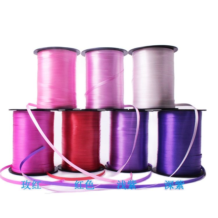 220m x 4mm x 250 Meter aufblasbare spielballons, bänder für hochzeitsfeiern, geburtstagsdekoration, kräuselbänder