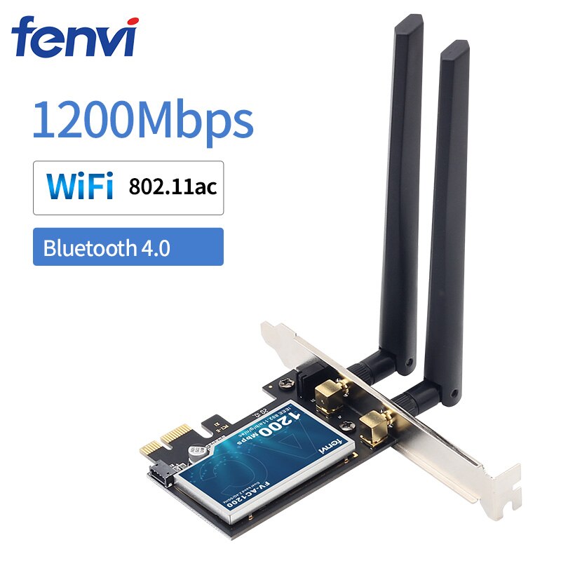 3000Mbps Wifi 6 Intel AX200 Pcie Draadloze Adapter Wifi Kaart Bluetooth 5.0 802.11ax Dual Band 2.4G/5ghz MU-MIMO Voor Desktop Pc: PCE-AC1200