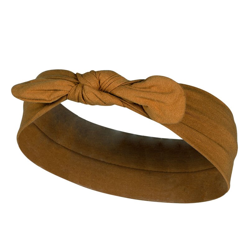 Bandeau Turban en coton avec nœud élastique pour femmes, 2022: FG105-9