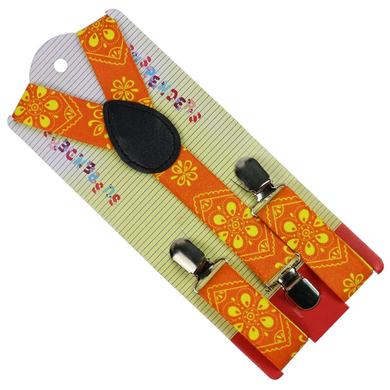 Winfox-Tirantes con estampado de flores para bebé, tirantes para chicos, elásticos, 2,5 cm de ancho: 05