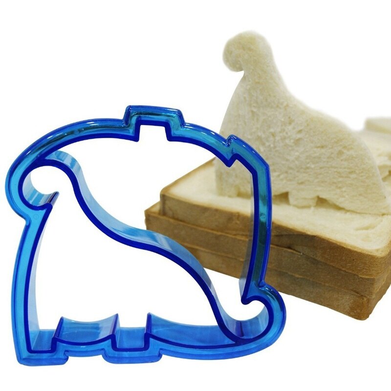 Cortador de pan con forma de dinosaurio y mariposa, molde DIY para tostadas de pasteles, herramienta para sándwich con forma de Animal, 1 ud.