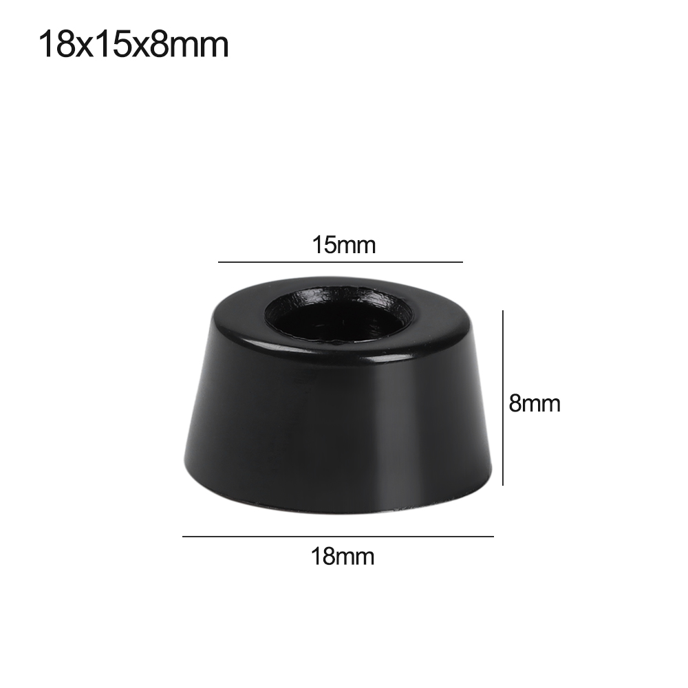 10 Stuks Speaker Kast Meubels Stoel Tafel Doos Conische Rubber Voet Pad Rvs Stand Schokdemper Stroefheid