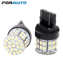 FORAUTO 2 pcs T20 7443 Auto LED Remlicht Stop Achter Bulb Backup Reserve Lampen W21/5 W 50 SMD Auto Richtingaanwijzer Lamp