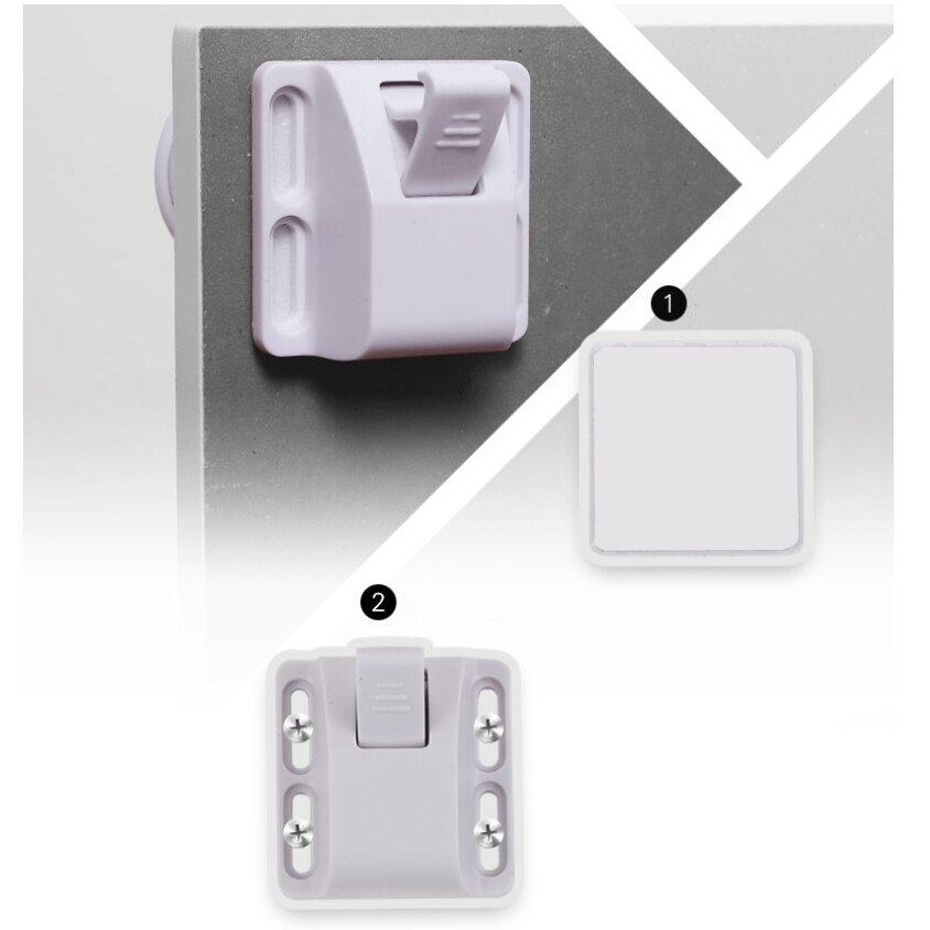 12 Sloten + 2 Sleutels Baby Veiligheid Kabinet Sloten Kind Proof Kabinet Sloten Zijn Eenvoudig Te Installeren Geen Boor Gereedschap of Schroeven