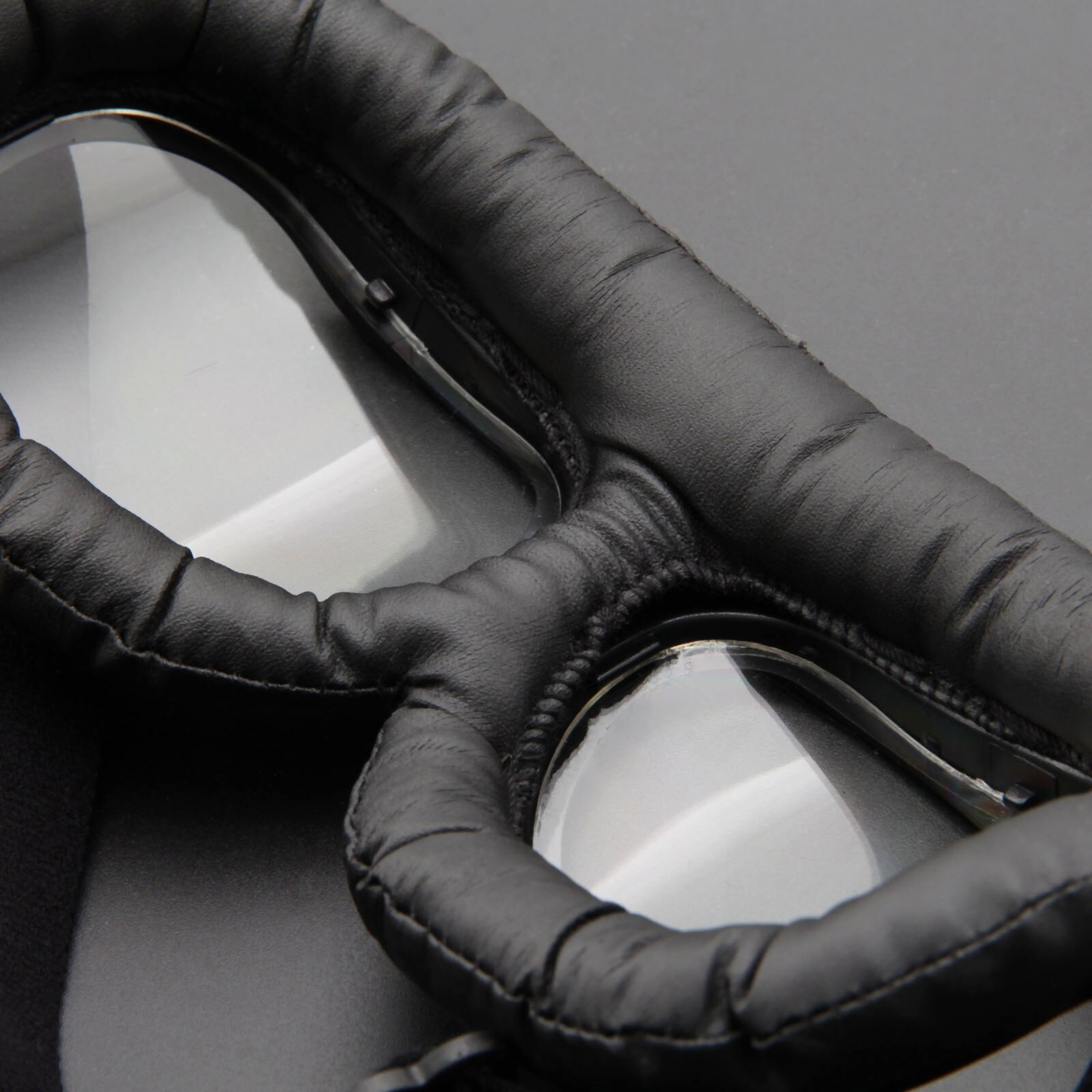 Retro motorcykel glasögon glasögon vintage motor klassiska glasögon för pilot steampunk atv cykel koppar hjälm ski outsport