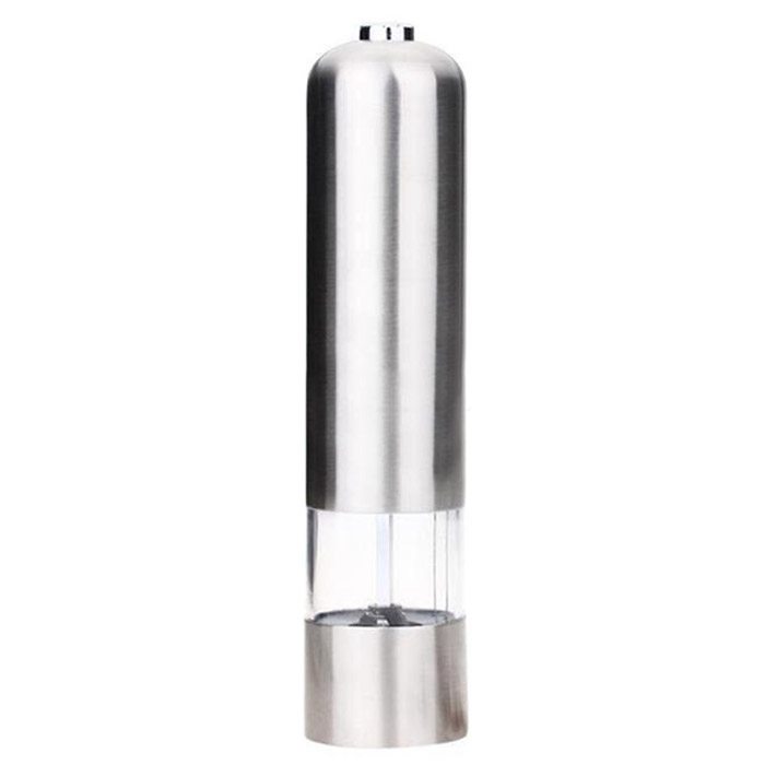 Electric Pepper Mill Pepper Crusher Spice Salt Kitchen INOX