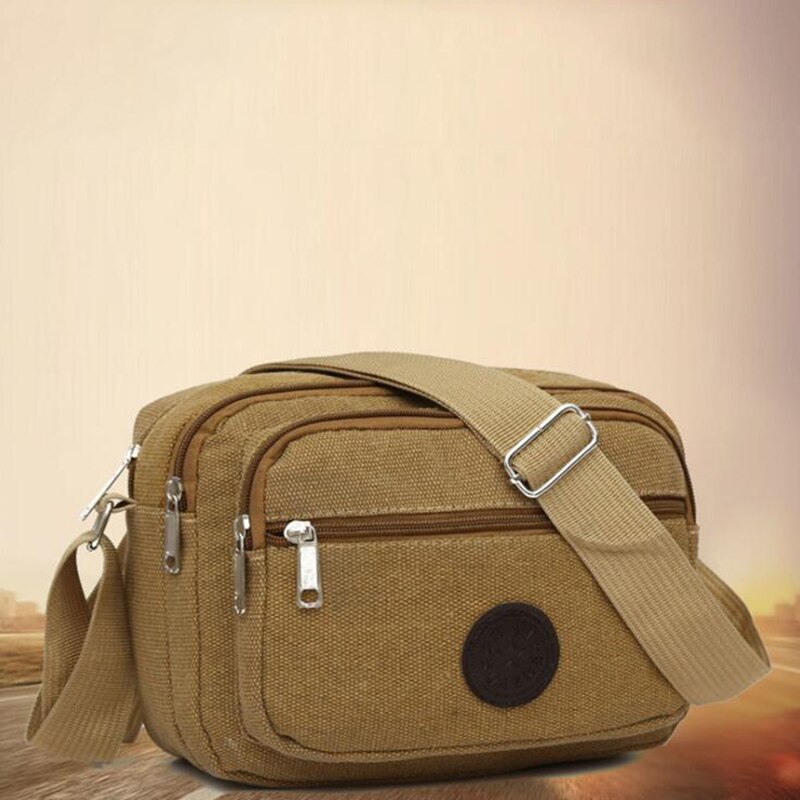 Koreaanse nylon canvas dames messenger bag vrouwelijke casual polka dot canvas schoudertas diagonaal kleine tas