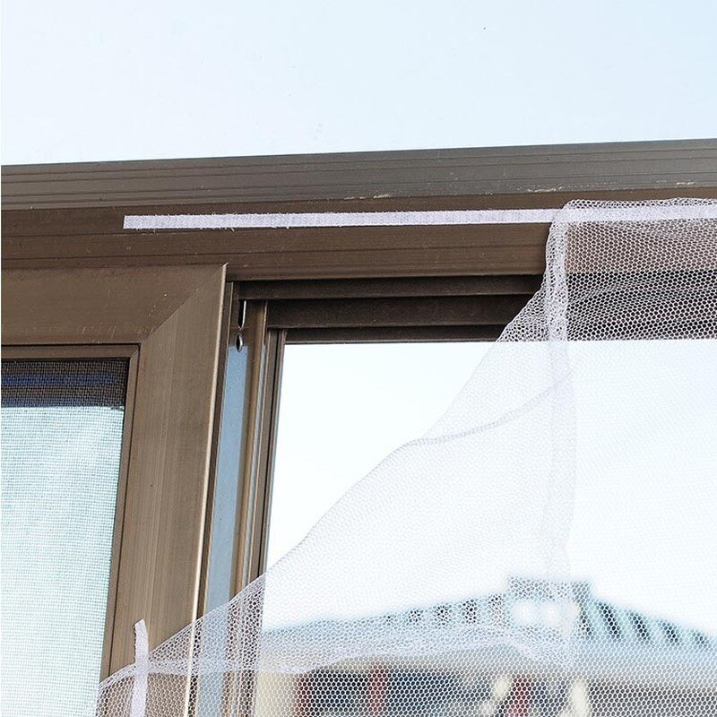 Rideau magnétique blanc anti-moustiques, bricolage mains libres, fenêtre, porte magique, mouche, insecte, 150x130cm 200x150cm