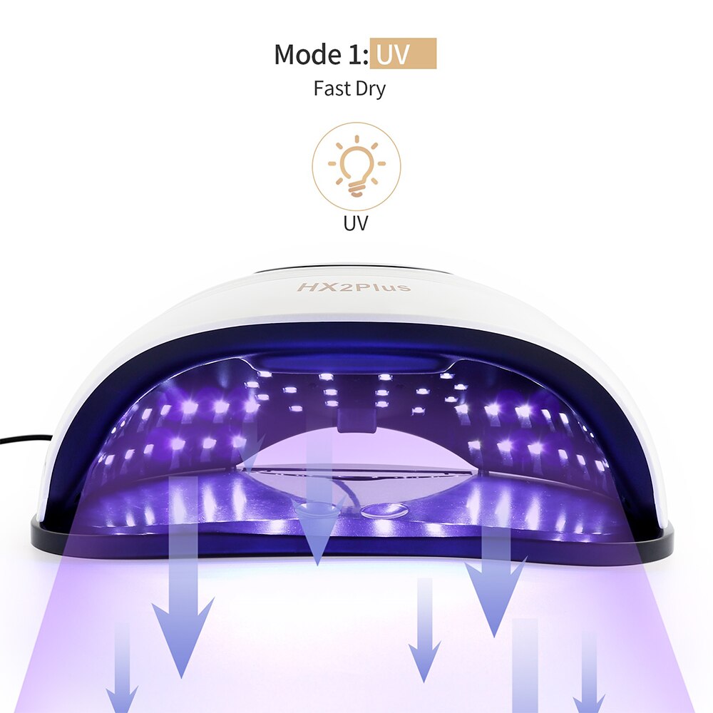 Warme und Kalte Luft Fan Nagel Trockner 120W 60 LED Lichter Gel Polnisch Schnelle Aushärtung UV Nagel Lampe Fan trocknen Heizung &Ampere; Kühlung Nagel Luft Trockner