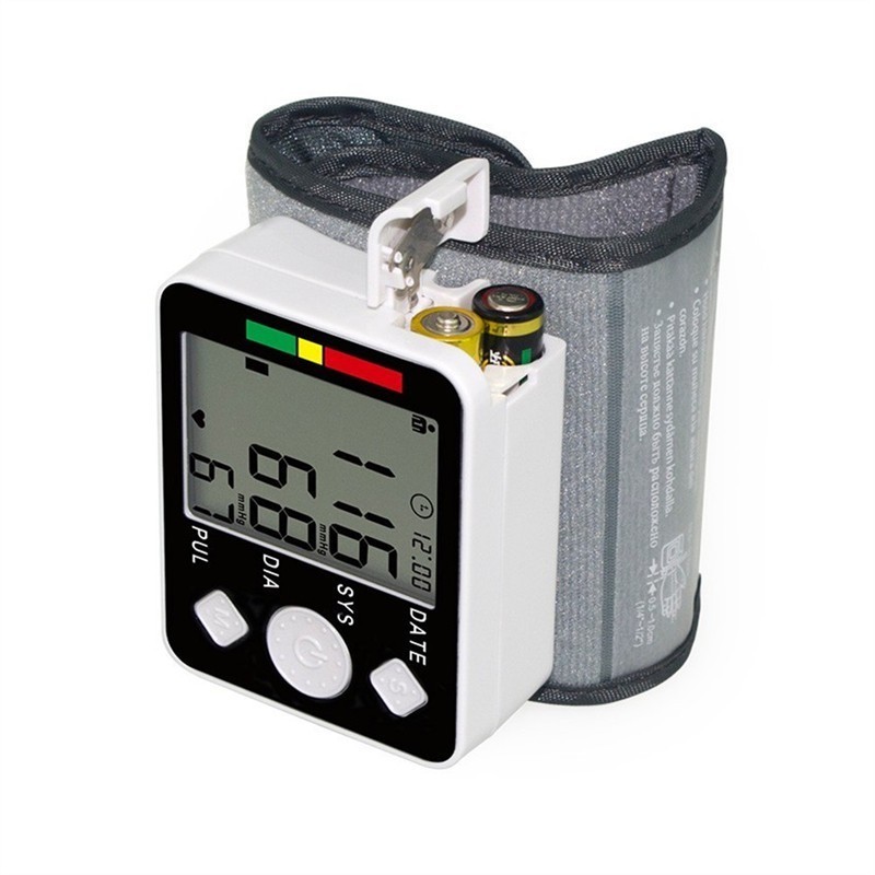 High-definition digital manchet tonometer lcd-skærm pols trykmåler blodtryksapparat hartslagsmåler tensiometer