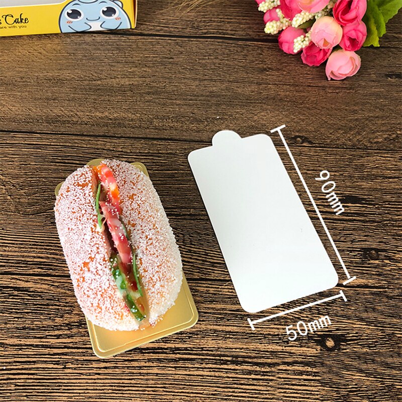 Pack of 100 Cake Boards Decorative Disposable Cake Pizza Circle Cardboard Cake Cardboard Cake Paper Boards: S