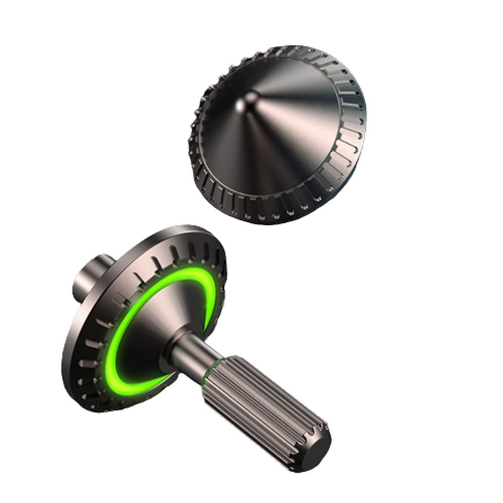 Juguetes para los dedos, accesorios de giro manual, juguete de escritorio, juguete de escritorio de oficina, giroscopio para la yema del dedo, Spinner con rodamiento, Spinning Top, juguetes inquietos: green
