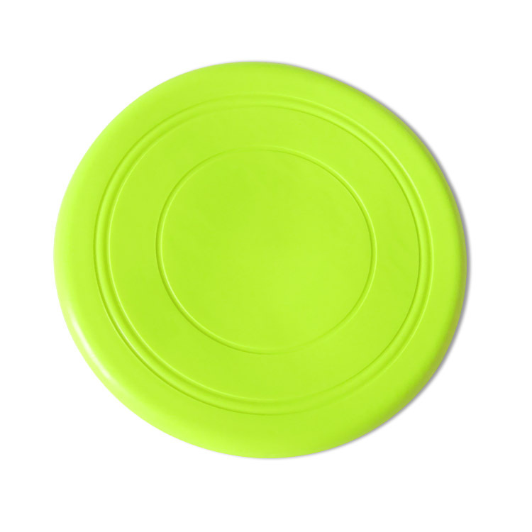 Divertido platillo volador de silicona perro gato juguete perro discos voladores resistente masticar cachorro entrenamiento interactivo para mascotas: Verde claro