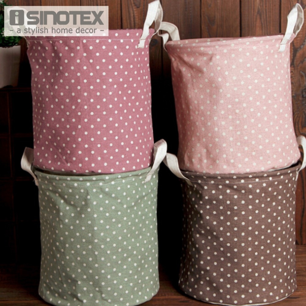 Cesto para ropa sucia, bolsa de lino, cesto para la ropa para lavar cuna para el hogar, bolsas de uso para el hogar, almacenamiento de juguetes plegable 23x26cm